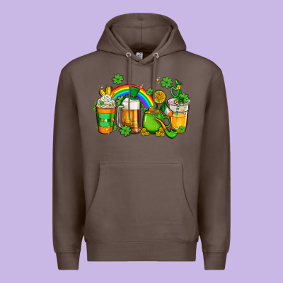 St Patricks Coffee Premium Hoodie Designed By Adodesignshop