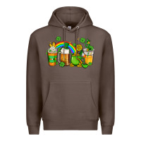 Coffee st patricks coffee Premium Hoodie - AdoDesignShop