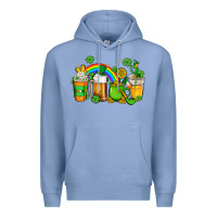 Colony Blue st patricks coffee Premium Hoodie - AdoDesignShop