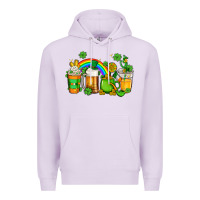 Lilac st patricks coffee Premium Hoodie - AdoDesignShop