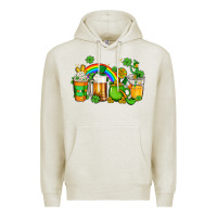 Oatmeal Heather st patricks coffee Premium Hoodie - AdoDesignShop