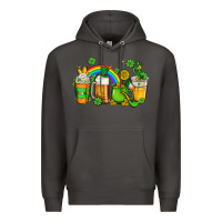 Smoke st patricks coffee Premium Hoodie - AdoDesignShop