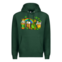 Sports Green st patricks coffee Premium Hoodie - AdoDesignShop