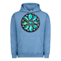 Pigment Pebble Blue gemstone Urban Hoodie - JahusDesignShop