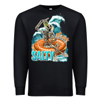 Black stay salty Premium Sweatshirt - texasbilliewilder