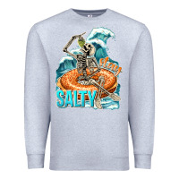 Heather Grey stay salty Premium Sweatshirt - texasbilliewilder