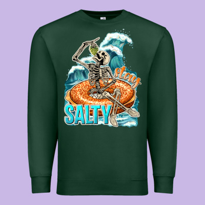 Stay Salty Premium Sweatshirt Designed By Texasbilliewilder