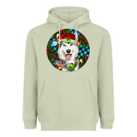 Matcha Christmas Husky Heavyweight Hoodie - RanaPortraitStore