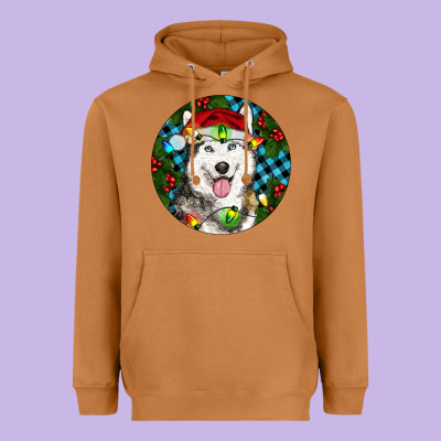 Heavyweight Hoodie Christmas Husky