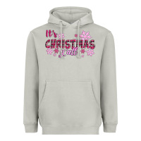Moon Dust It's Christmas Y'all Season Pink Christmas Heavyweight Hoodie - RanaPortraitStore