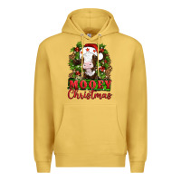 Antique Gold Mooey christmas Premium Hoodie - Artiststas