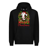 Black Mooey christmas Premium Hoodie - Artiststas