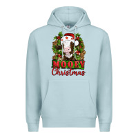 Blue Mist Mooey christmas Premium Hoodie - Artiststas