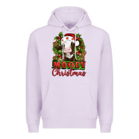 Lilac Mooey christmas Premium Hoodie - Artiststas