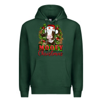 Sports Green Mooey christmas Premium Hoodie - Artiststas