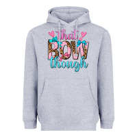 Heather Grey that bow though Heavyweight Hoodie - texasbilliewilder