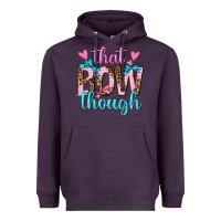 Plum that bow though Heavyweight Hoodie - texasbilliewilder