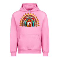 Fuchsia Pink firefighter gnomes rainbow Urban Hoodie - Artiststas