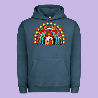 Firefighter Gnomes Rainbow Urban Hoodie Designed By Artiststas