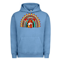 Pigment Pebble Blue firefighter gnomes rainbow Urban Hoodie - Artiststas