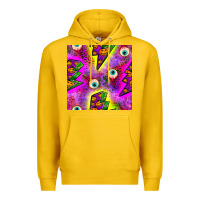 Lemon halloween thunders seamless pattern Premium Hoodie - BundleAndBundleShop