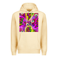 Pina Colada halloween thunders seamless pattern Premium Hoodie - BundleAndBundleShop