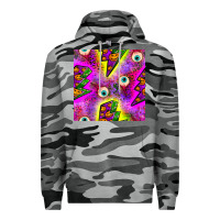 Slate Camo halloween thunders seamless pattern Premium Hoodie - BundleAndBundleShop