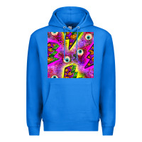 True Royal halloween thunders seamless pattern Premium Hoodie - BundleAndBundleShop
