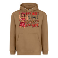 Toasted Coconut the hell i wont sassy cowgirl Heavyweight Hoodie - texasbilliewilder