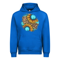 Cobalt gemstone leopard patch Urban Hoodie - JahusDesignShop