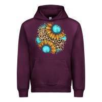 Mauve Wine gemstone leopard patch Urban Hoodie - JahusDesignShop