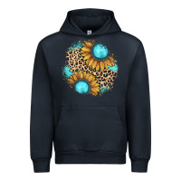 Navy gemstone leopard patch Urban Hoodie - JahusDesignShop