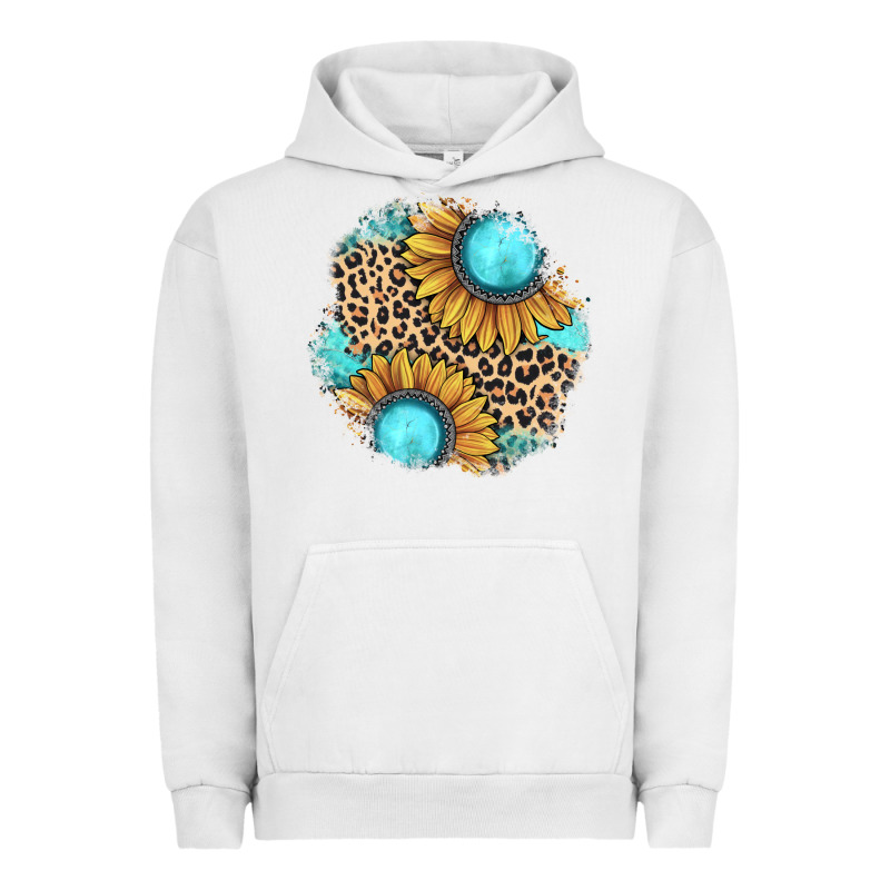 Gemstone Leopard Patch Urban Hoodie by JahusDesignShop | Teevron