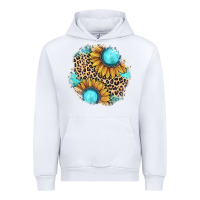 White gemstone leopard patch Urban Hoodie - JahusDesignShop