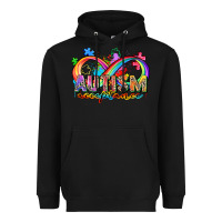 Black autism acceptance Heavyweight Hoodie - Zillion Design Studio