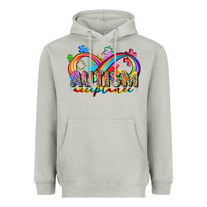 Autism Acceptance Heavyweight Hoodie by Zillion Design Studio | Teevron