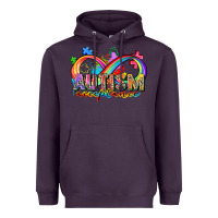 Plum autism acceptance Heavyweight Hoodie - Zillion Design Studio