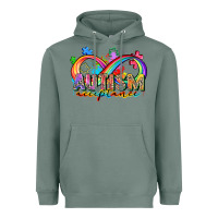 Sage autism acceptance Heavyweight Hoodie - Zillion Design Studio
