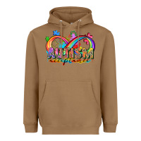 Toasted Coconut autism acceptance Heavyweight Hoodie - Zillion Design Studio