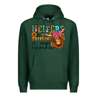 Sports Green heifers be trippin ok maybe i pushed her long hair Premium Hoodie - Jasminsmagicworld