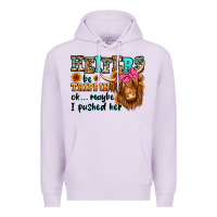 Lilac heifers be trippin ok maybe i pushed her long hair Premium Hoodie - Jasminsmagicworld