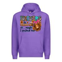 Purple heifers be trippin ok maybe i pushed her long hair Premium Hoodie - Jasminsmagicworld