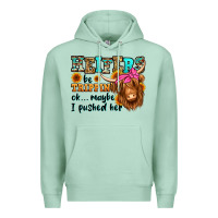 Seafoam heifers be trippin ok maybe i pushed her long hair Premium Hoodie - Jasminsmagicworld