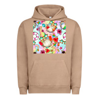 Pigment Burro summer gnome seamless pattern Urban Hoodie - BundleAndBundleShop