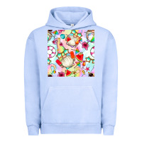 Pigment Grape Ice summer gnome seamless pattern Urban Hoodie - BundleAndBundleShop
