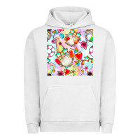 Pigment Lunar Rock summer gnome seamless pattern Urban Hoodie - BundleAndBundleShop