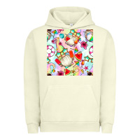 Pigment Pistachio summer gnome seamless pattern Urban Hoodie - BundleAndBundleShop