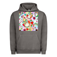 Pigment Tornado summer gnome seamless pattern Urban Hoodie - BundleAndBundleShop
