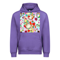 Tulip summer gnome seamless pattern Urban Hoodie - BundleAndBundleShop
