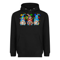 Black autism gnomes Heavyweight Hoodie - Zillion Design Studio